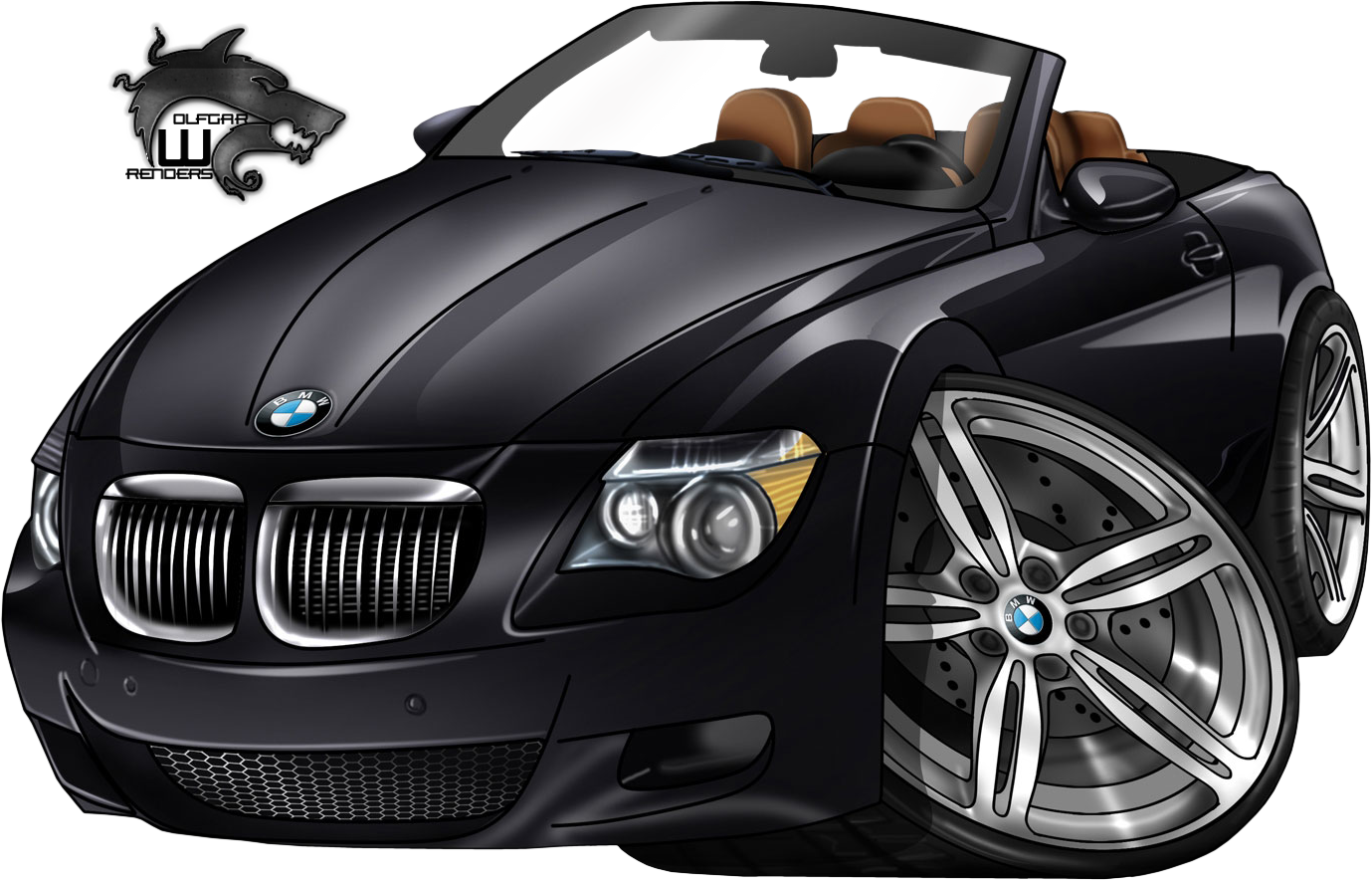 BMW Cartoon Car