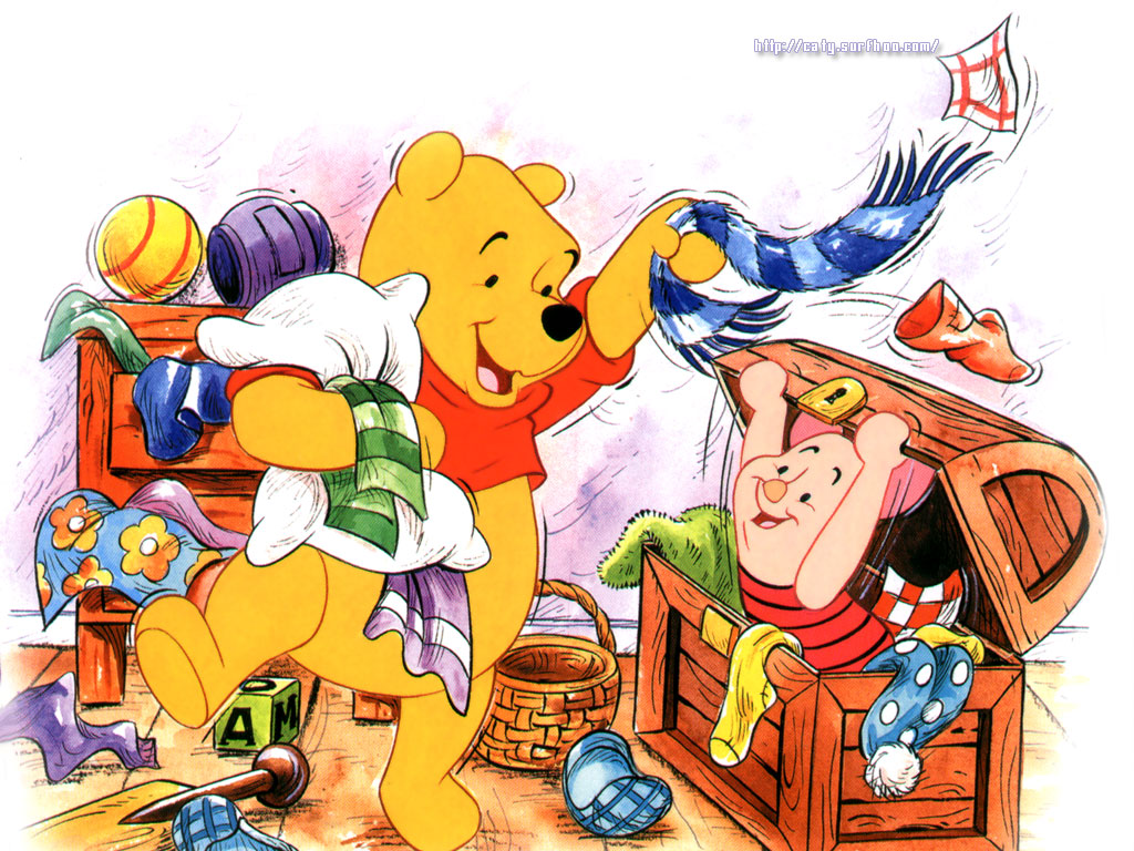 Winnie the pooh and friends famous cartoon
