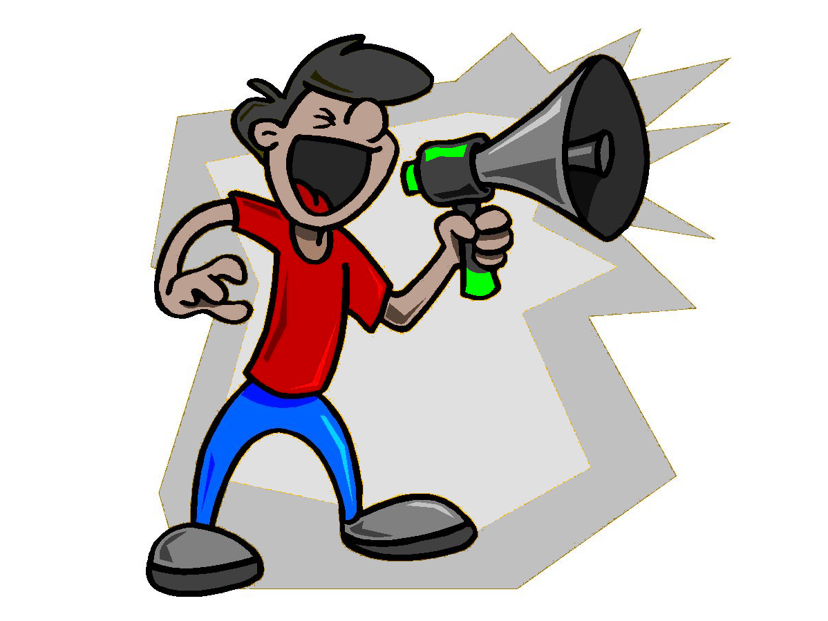 Shouting Man Cartoon