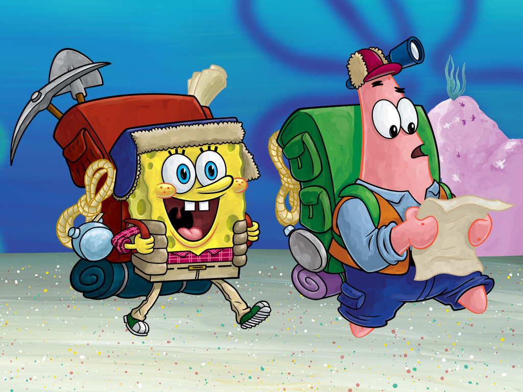 Spongebob and patric bag