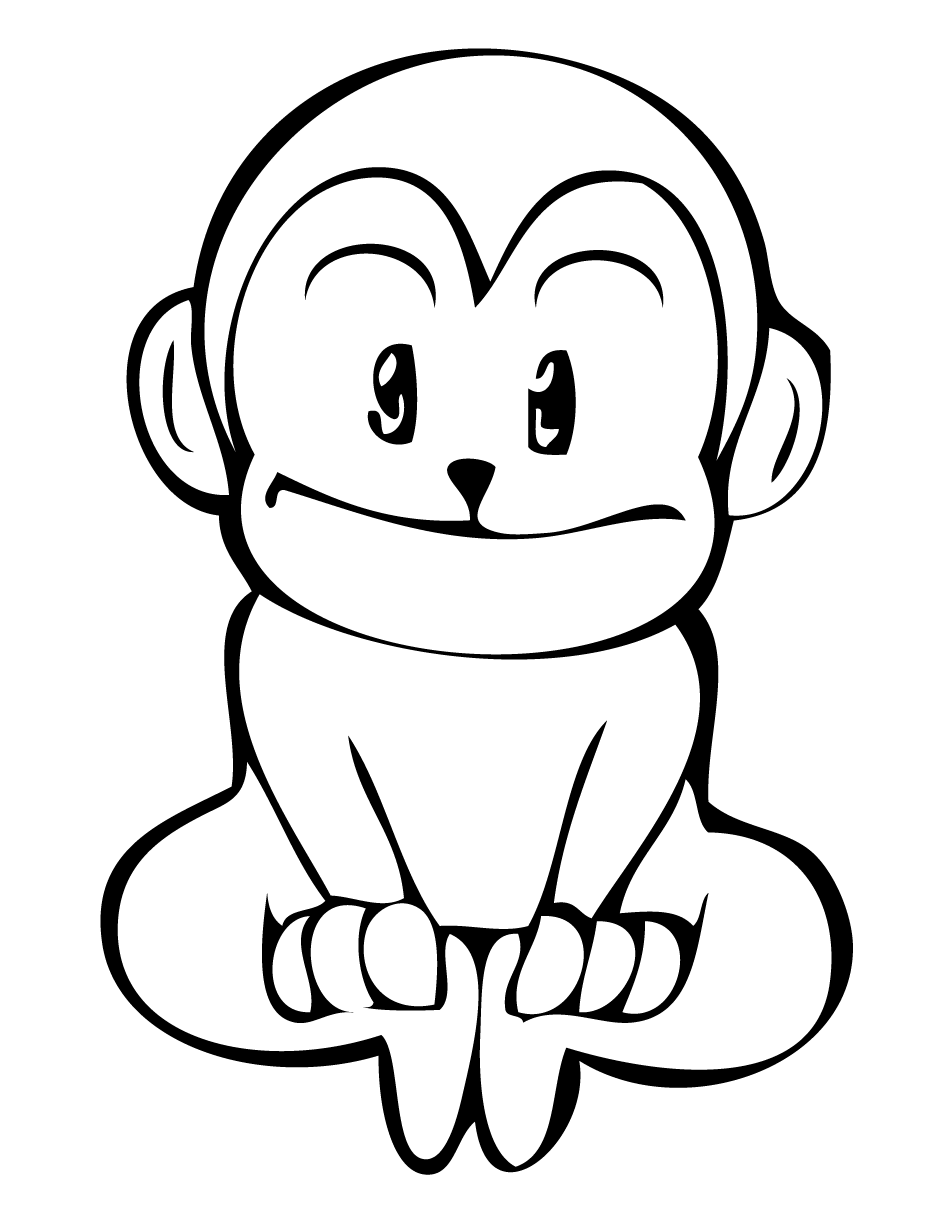 Cartoon monkey fotos