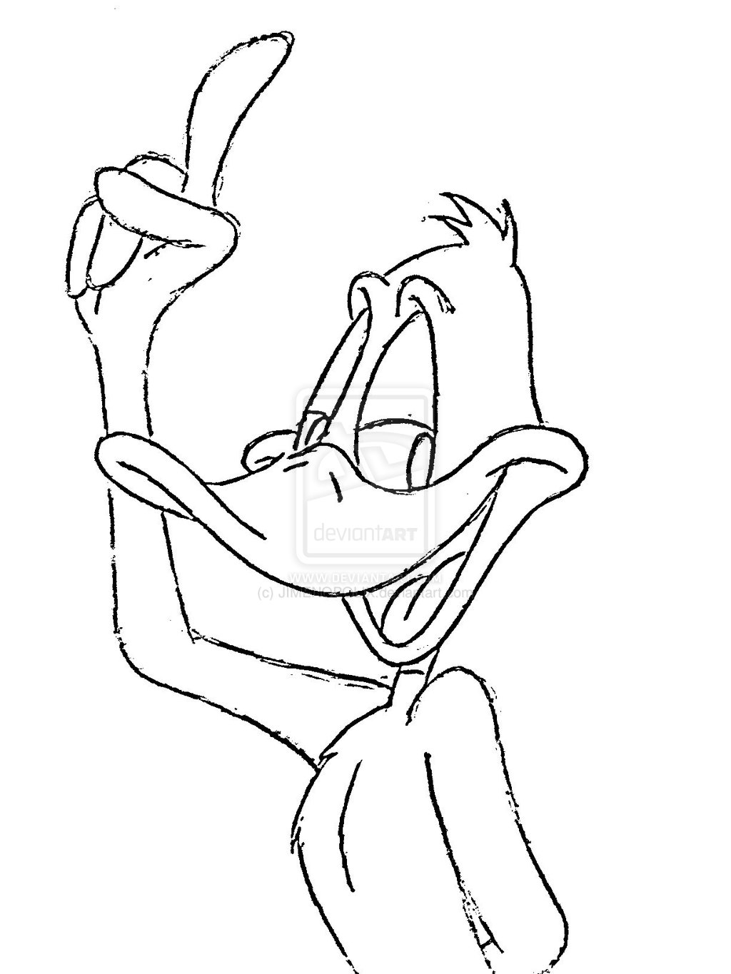 daffy duck and bugs bunny coloring pages - photo #19