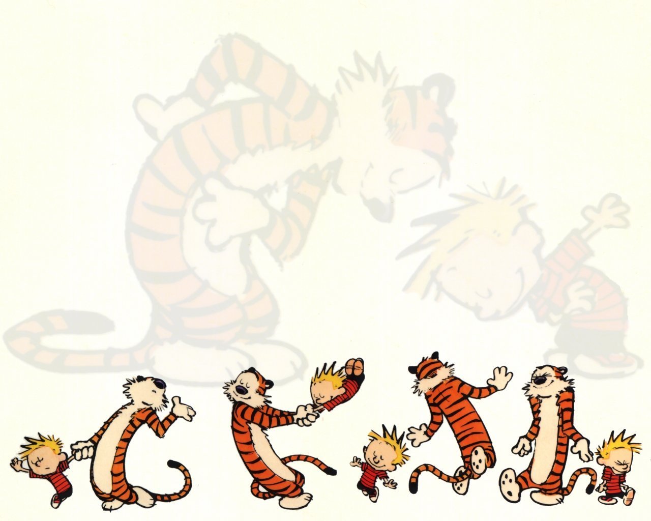 Calvin and Hobbes Dancing cover