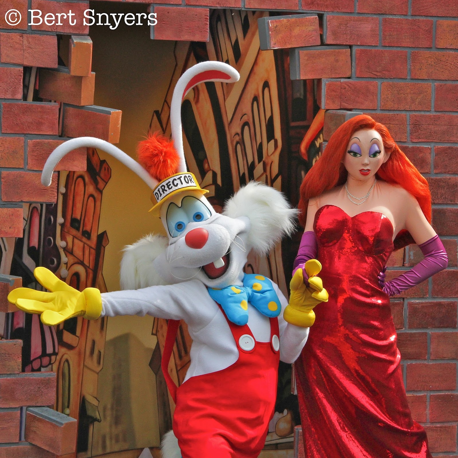 Roger Jessica Rabbit Disney Park Costume