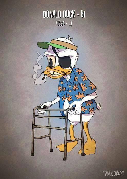 old donald duck