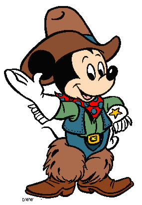 mickey Mouse cowboy