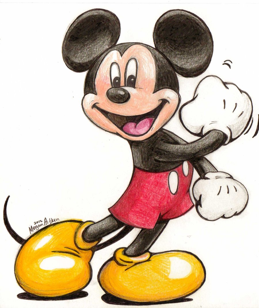 mickey mouse drawing