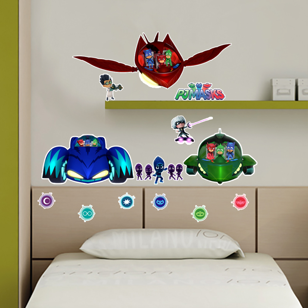 img 731586 164936WALLPJ16---PJ-MASKS---CAR-AND-VILLAINS-50X70-2fogli 1000X1000