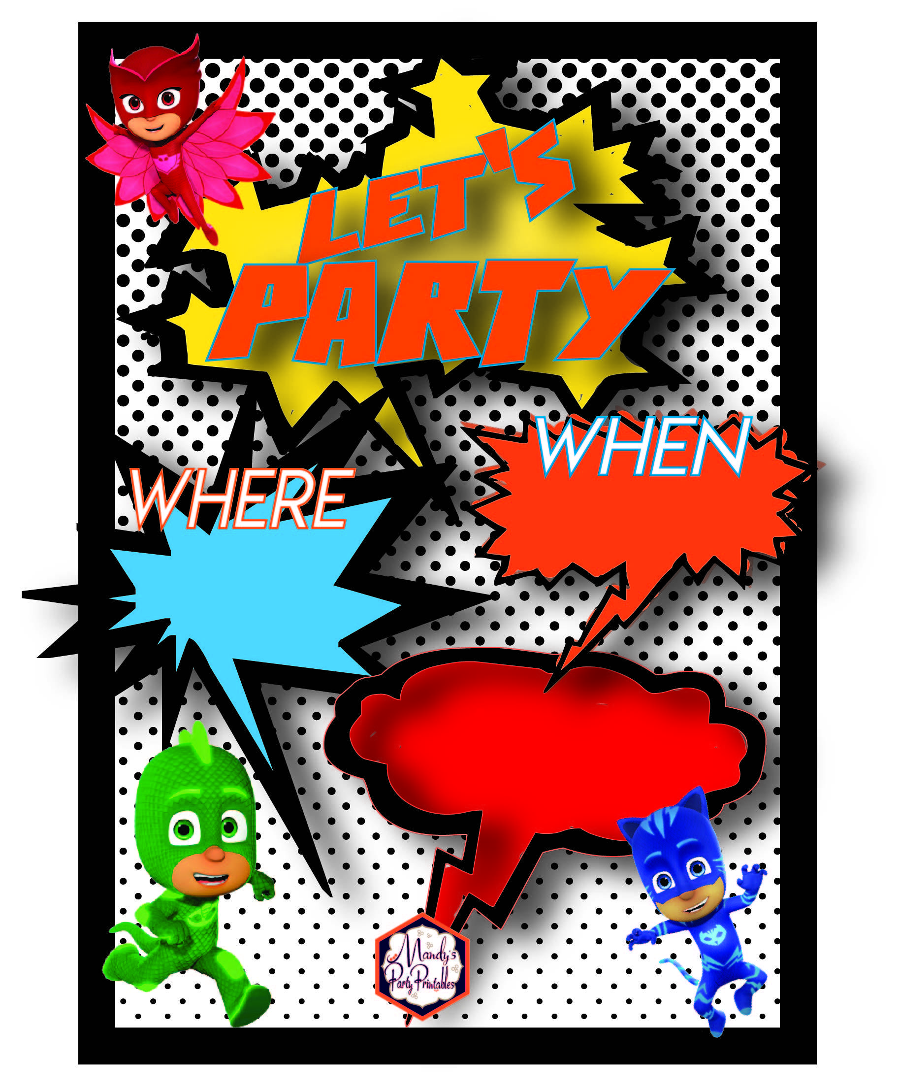 PJ-Masks-Party-Invite
