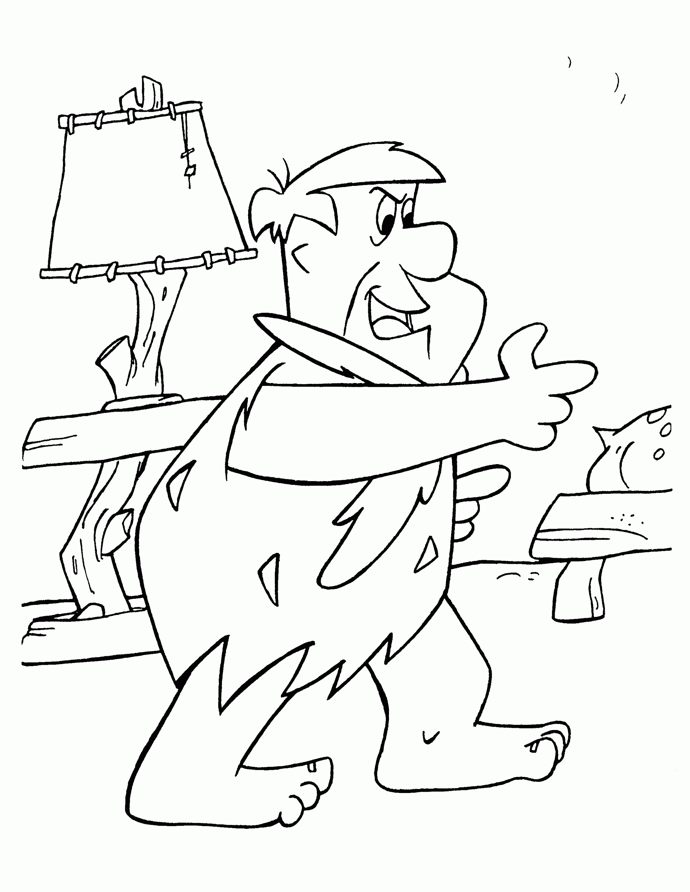 Flintstones coloring pages