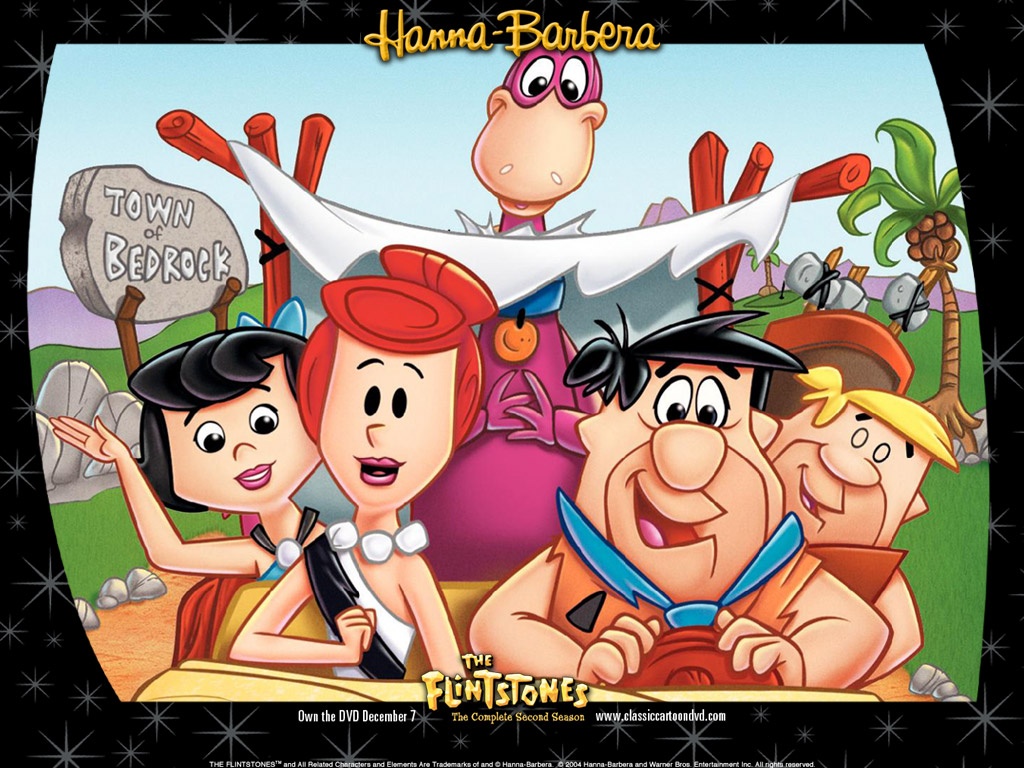 Flintstones the background wallpaper