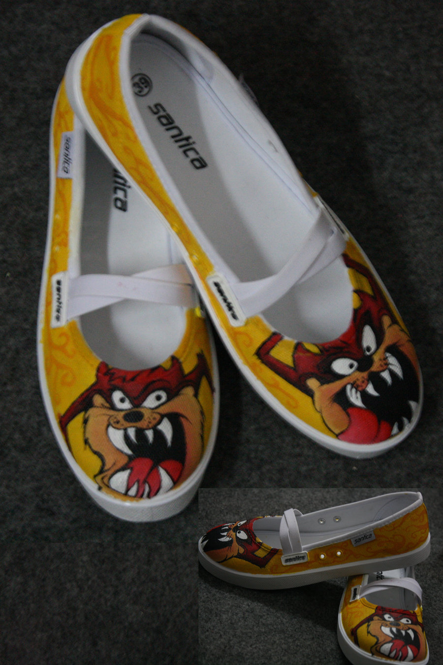 tazmania sepatu