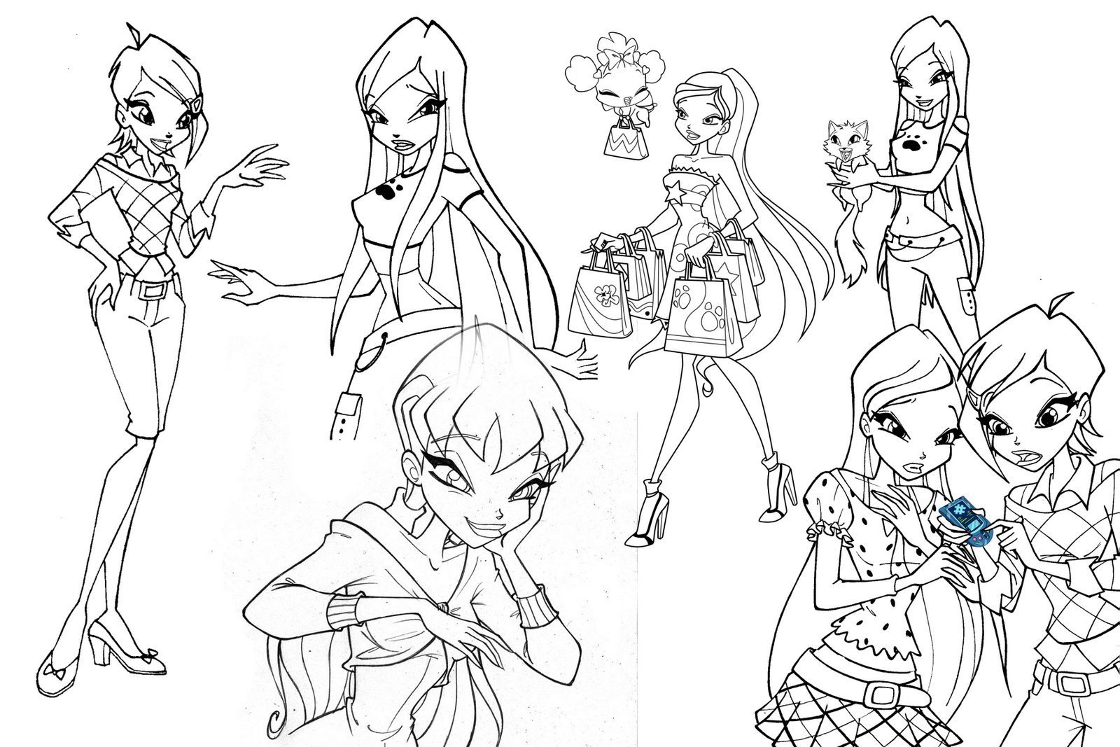 Winx Club draw free