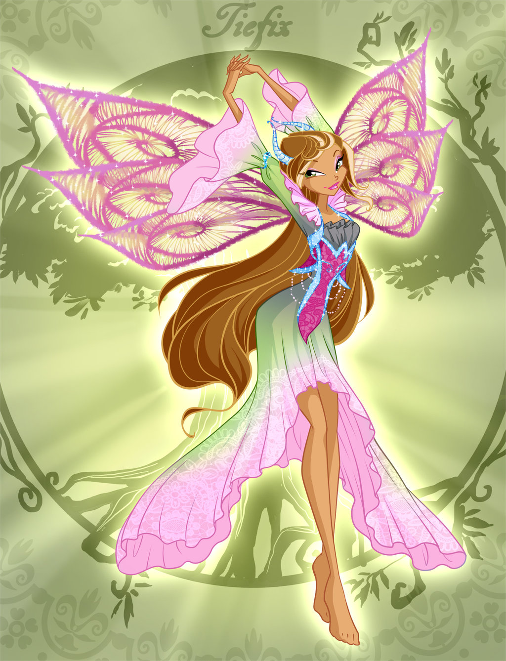 winx club flora beautiful