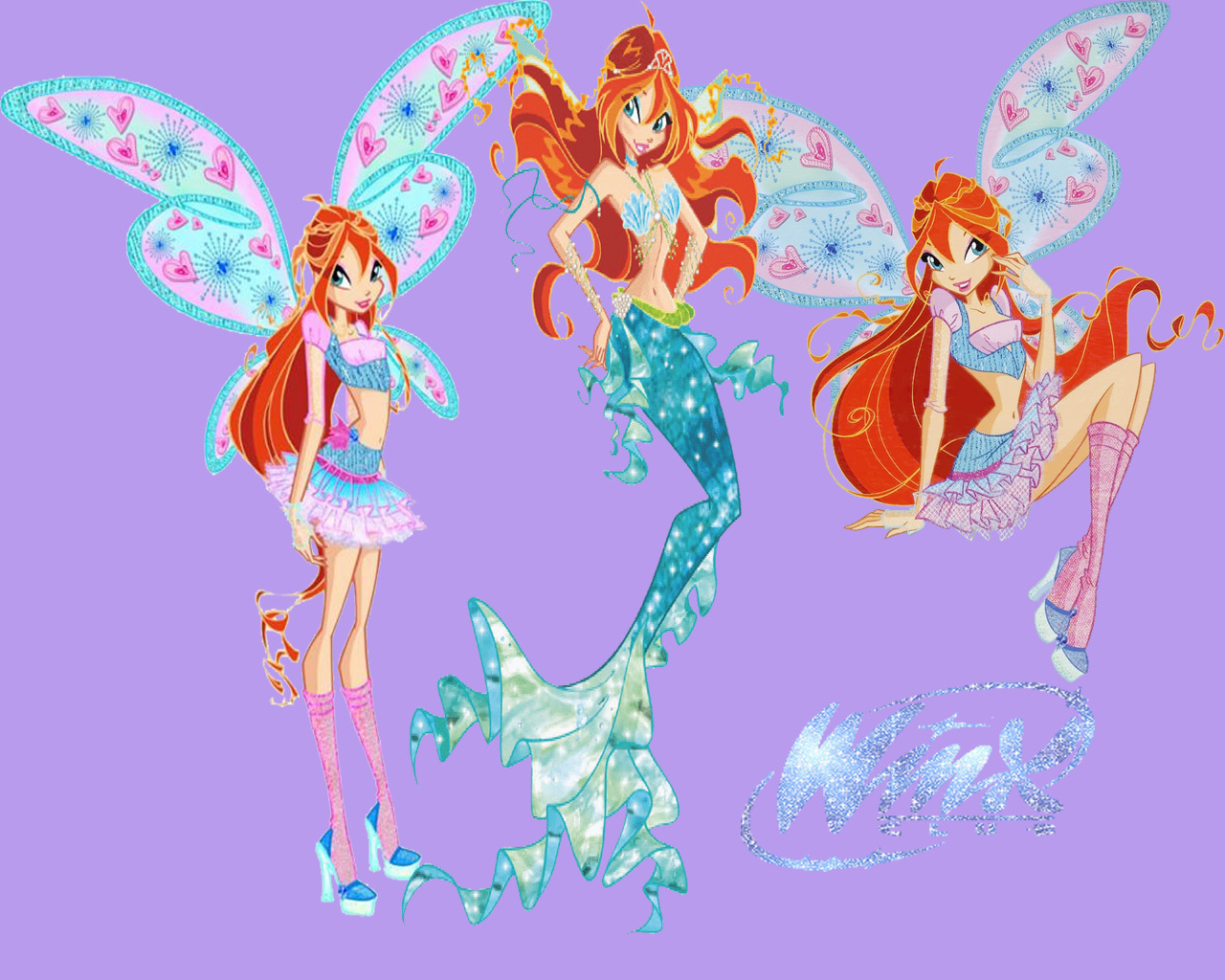 winx club girls wallpaper