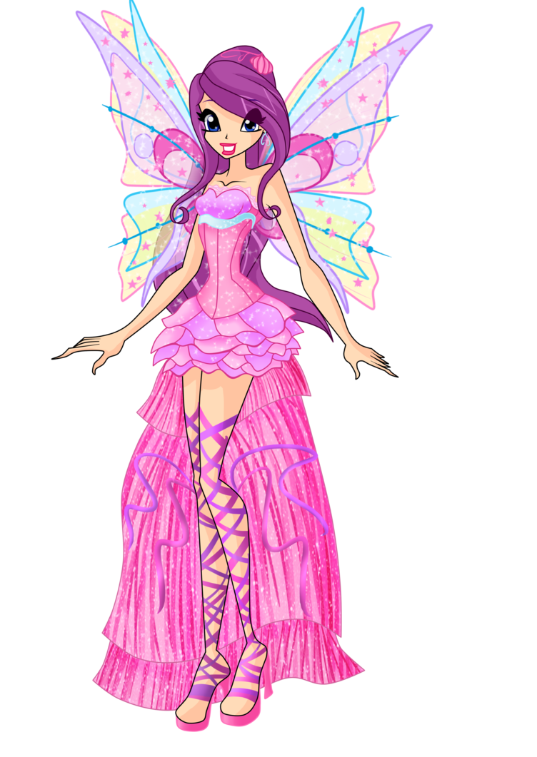 winx pink angel