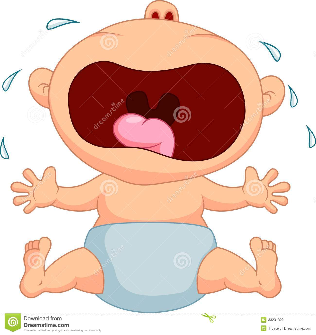 baby cartoon crying