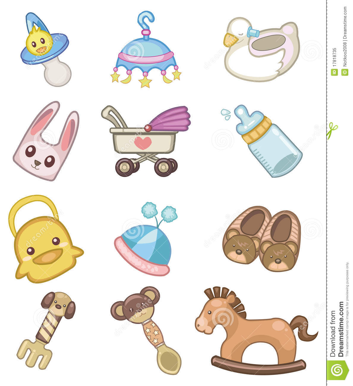 cartoon baby icon