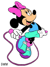 minnie Mouse to jump rope