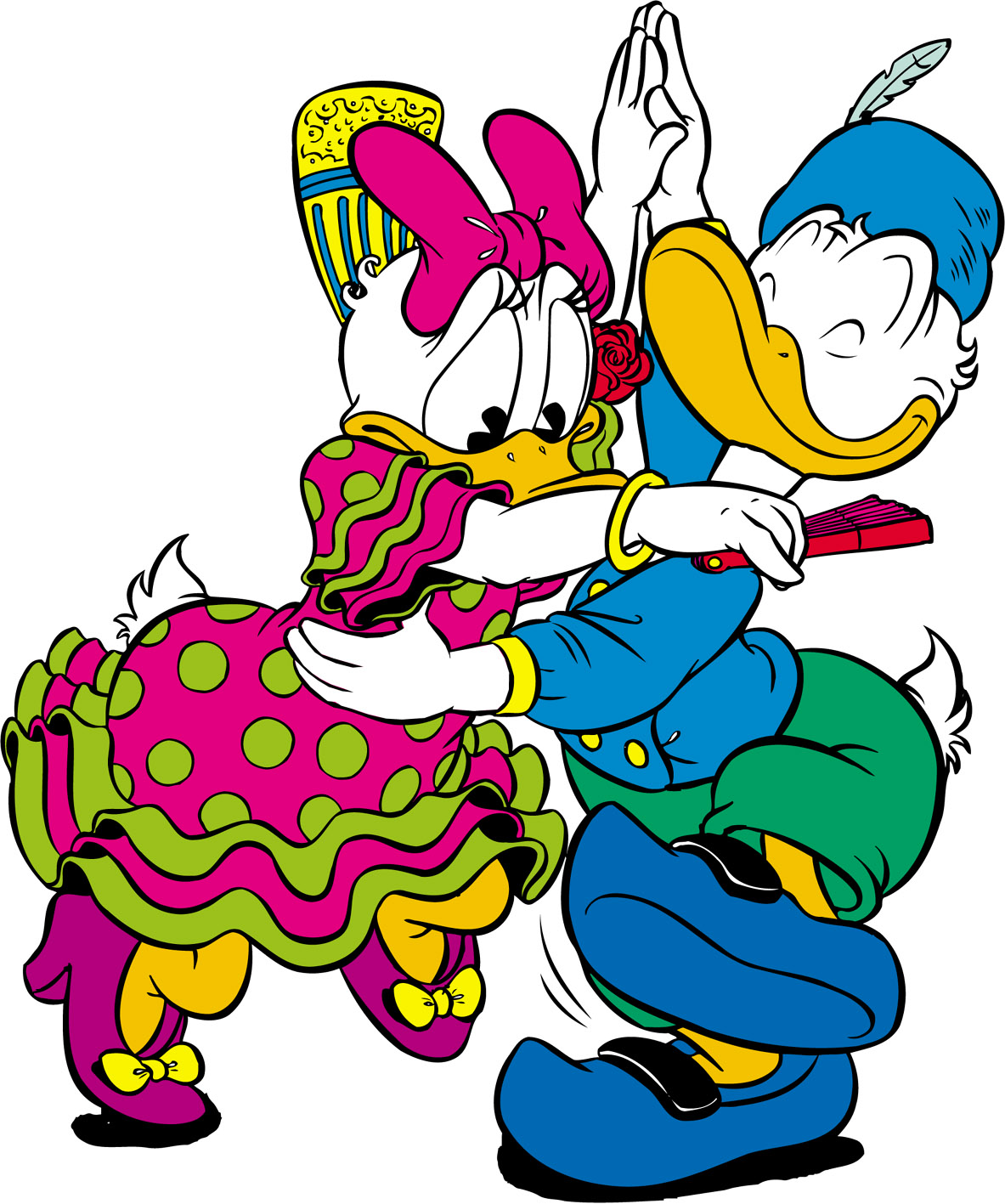 daisy duck art daisy duck