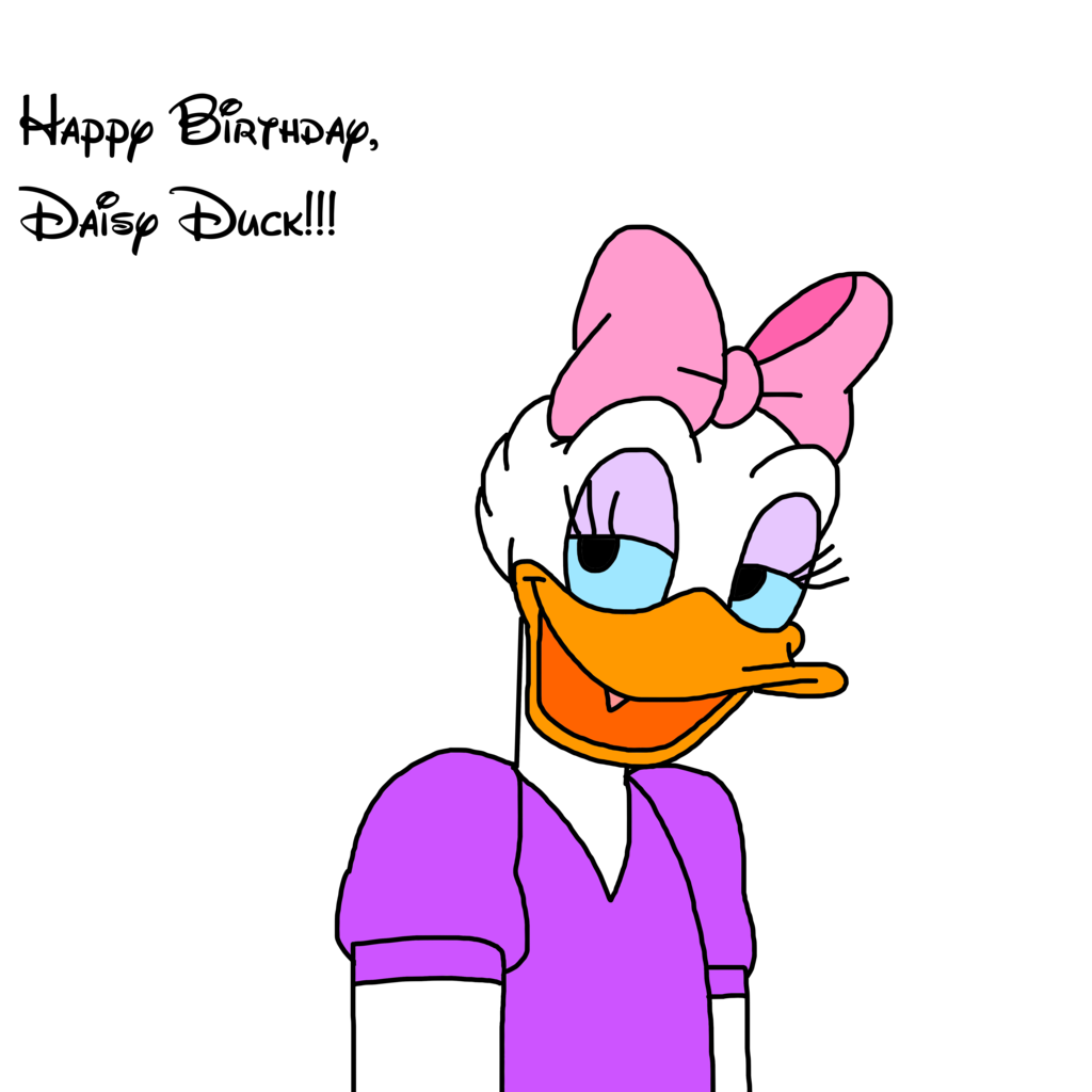 happy daisy duck