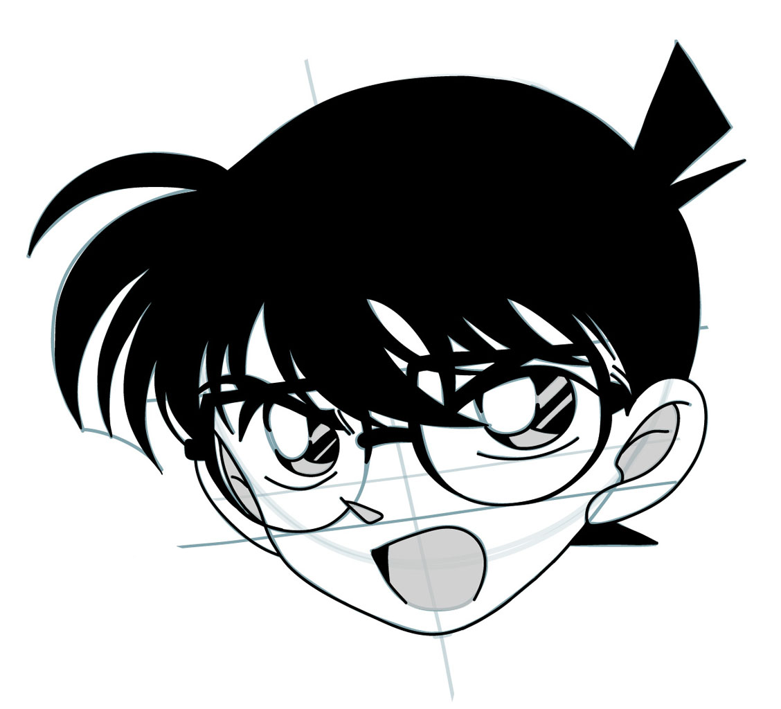 draw detective conan