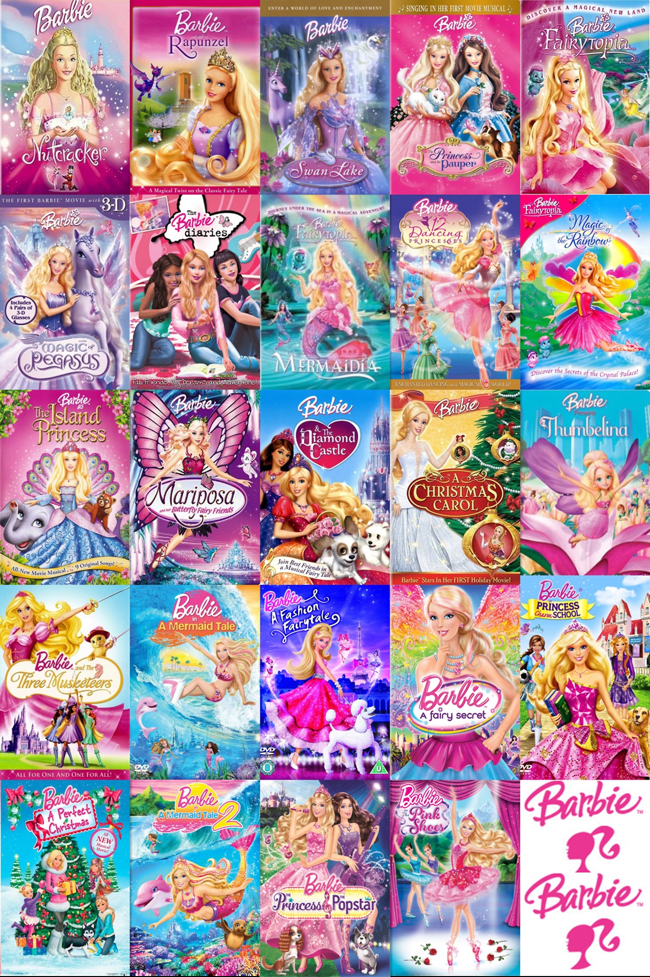 All Barbie Movies