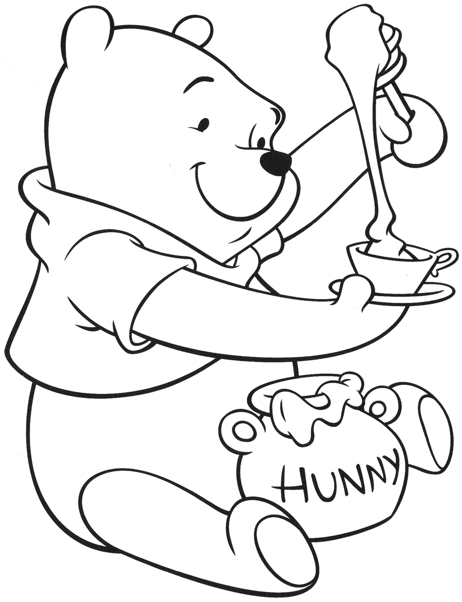 Winnie The Pooh Coloring Pages 5