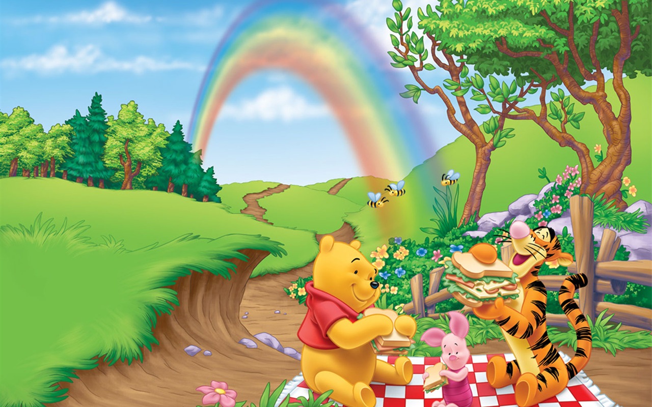 winnie pooh free cover well