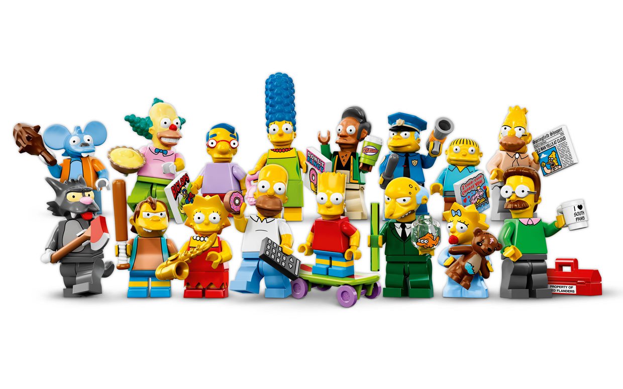 simpsons lego cute