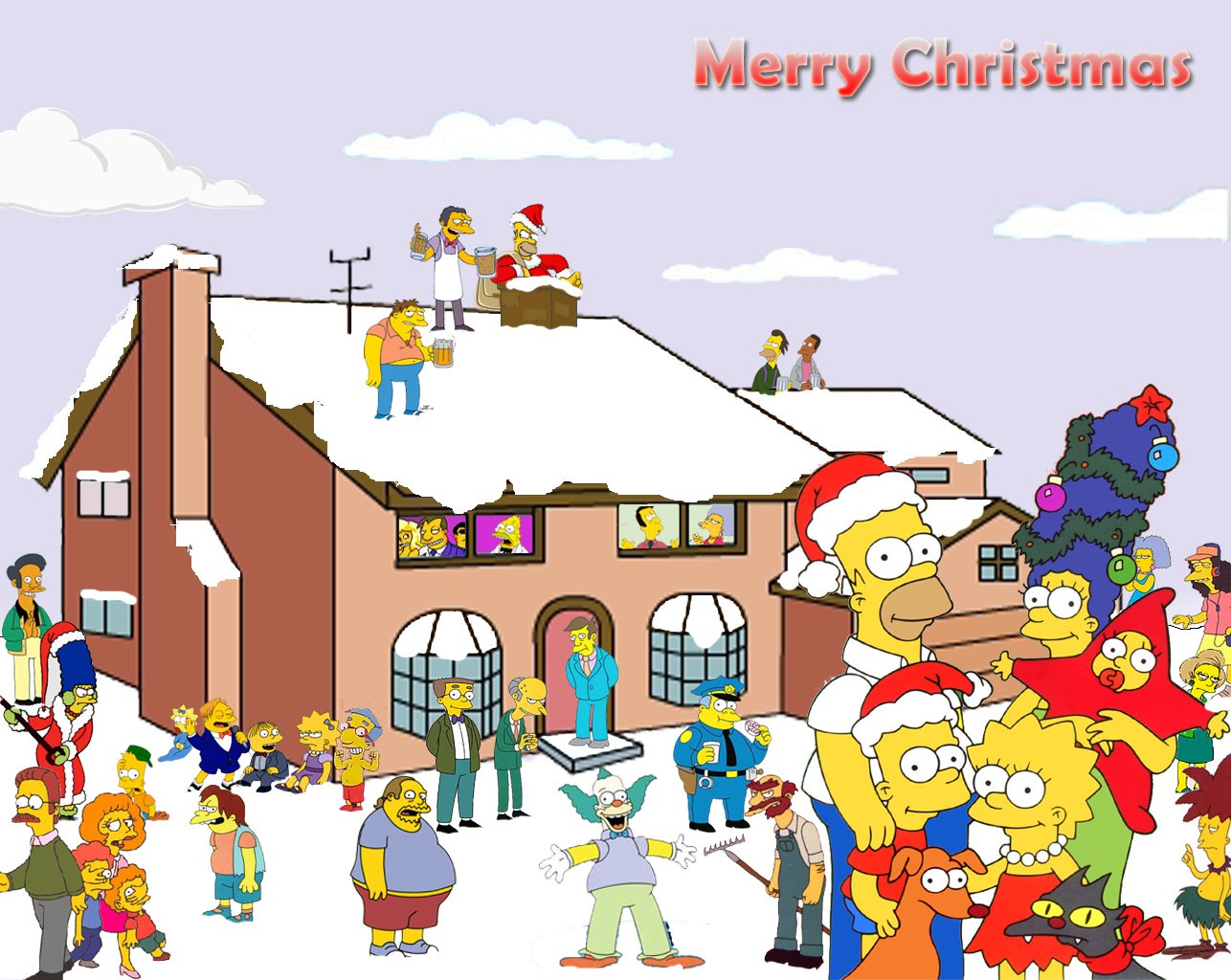 simpsons winter