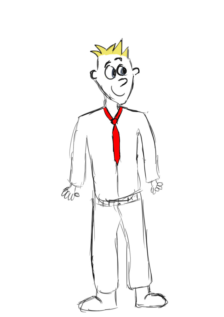 random cartoon man