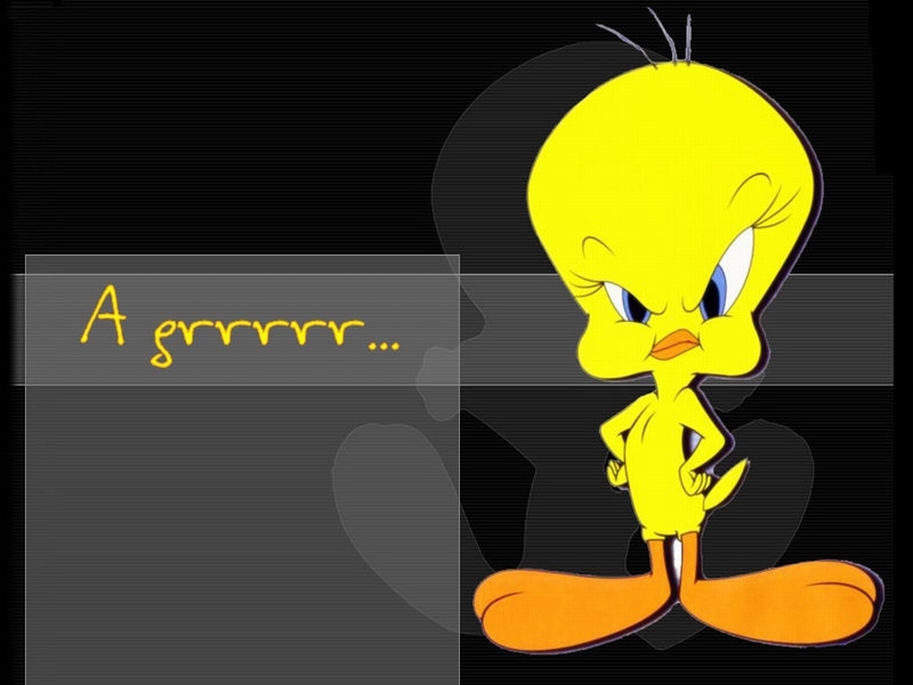 Angry Tweety Bird Wallpaper