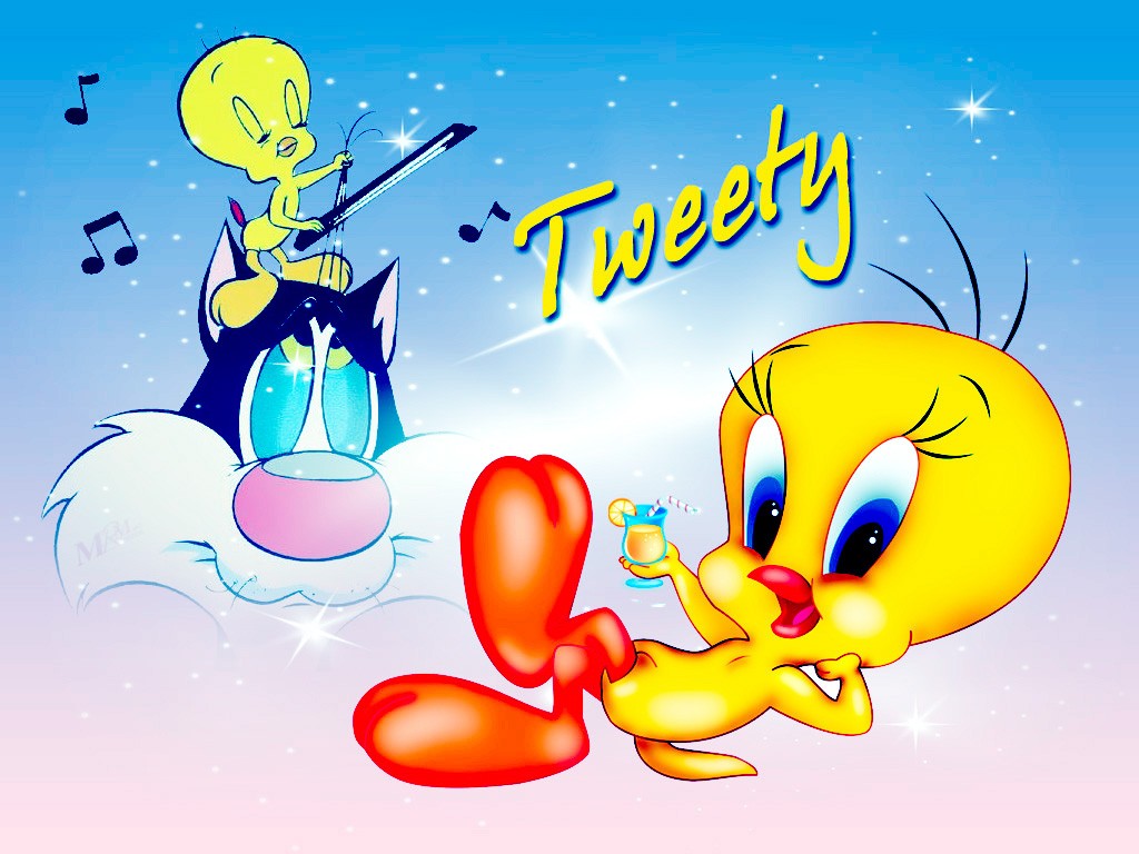 Cute Tweety Bird Wallpaper cover