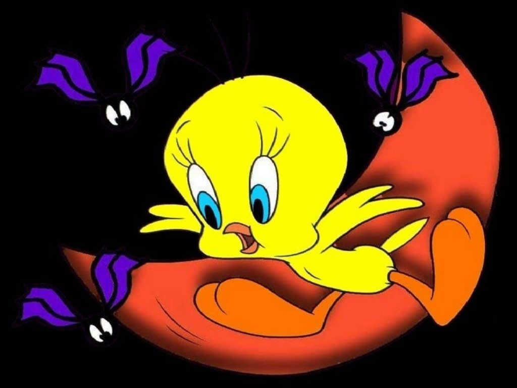 wallpaper halloween tweety bird looney tunes