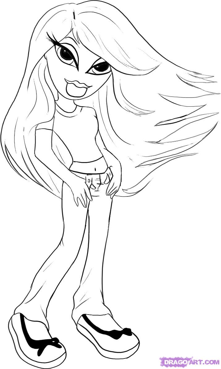 draw bratz chole