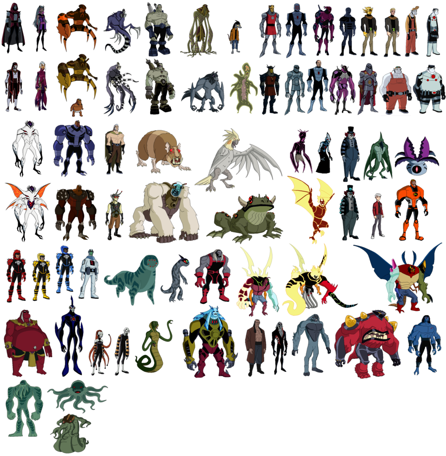 ben 10 teams