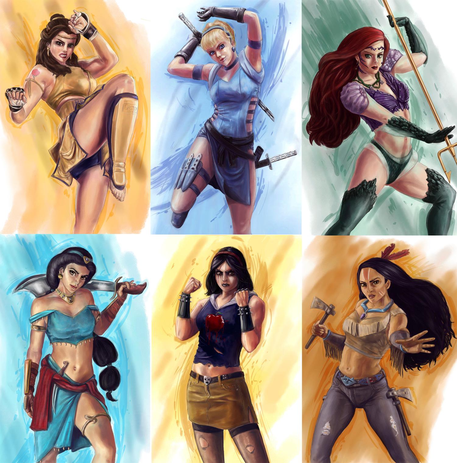 Princess Fighters disney princess