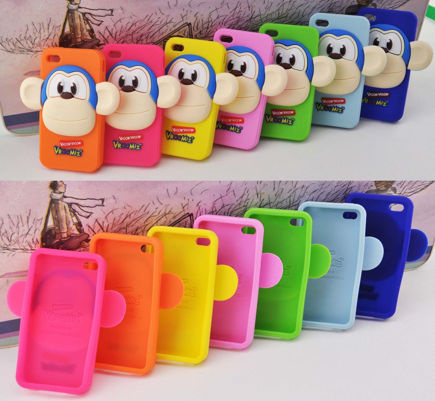 monkey soft silicone phone case