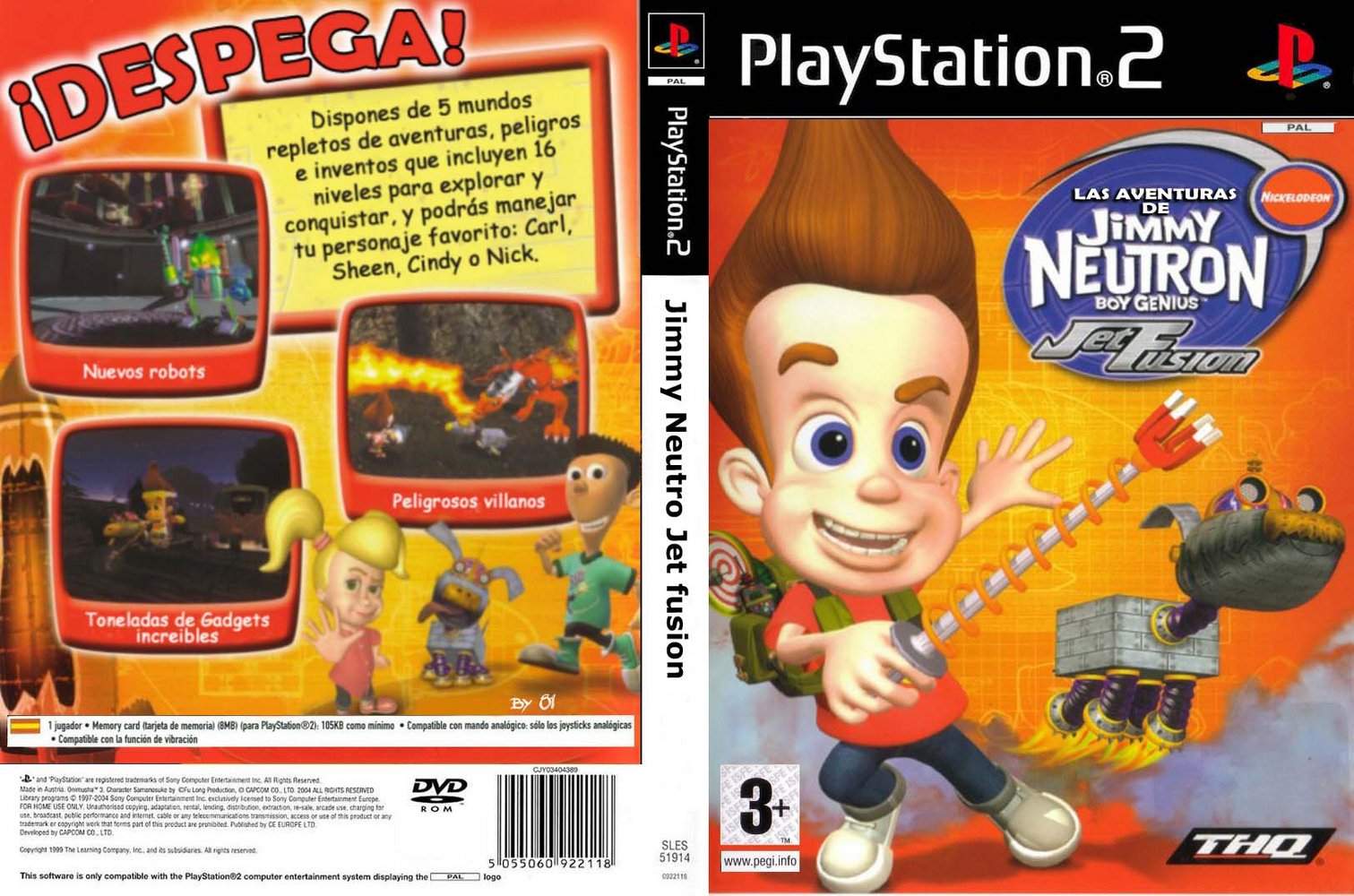 Jimmy Neutron Jet Fusion Dvd