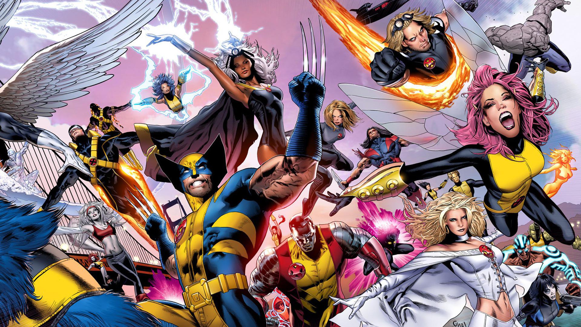 x men cartoon cute wallpaper