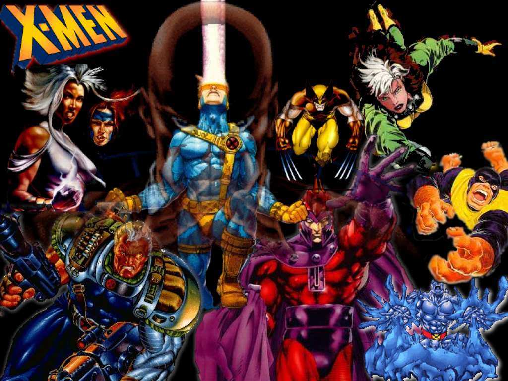 x men cartoon wallpaper hd