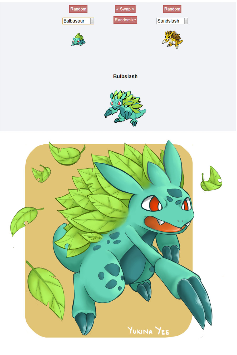 pokemon fusion bulbslash