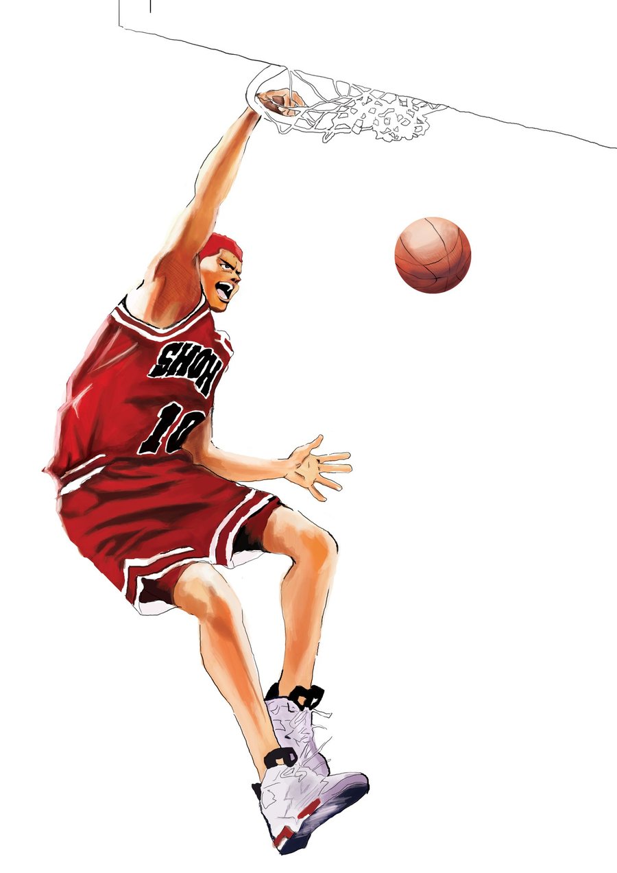 sakuragi hanamichi from slam dunk