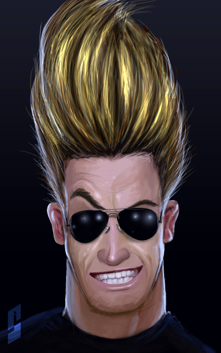 johnny bravo caricature