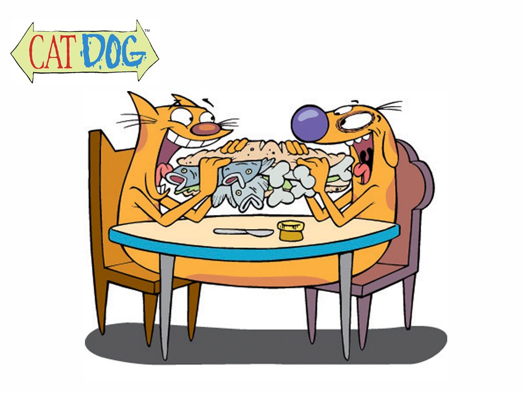 catdog eating