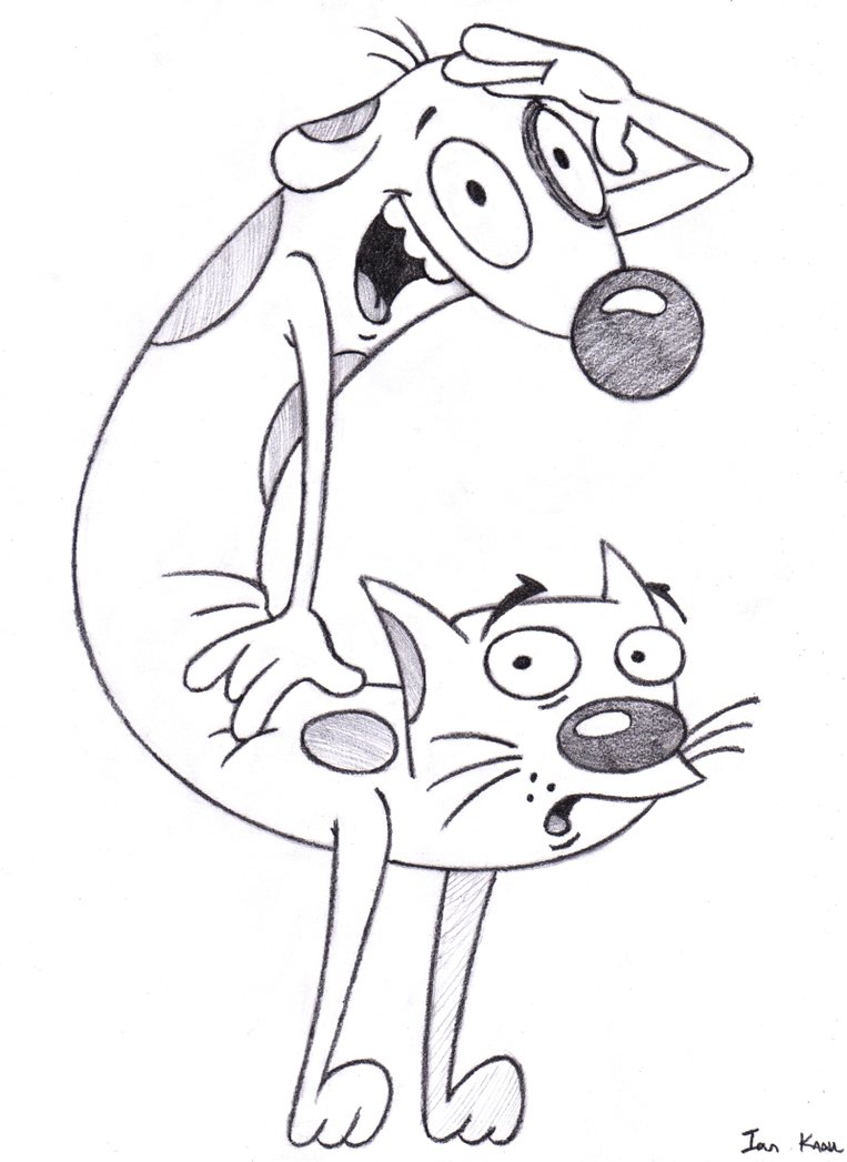 coloring Catdog