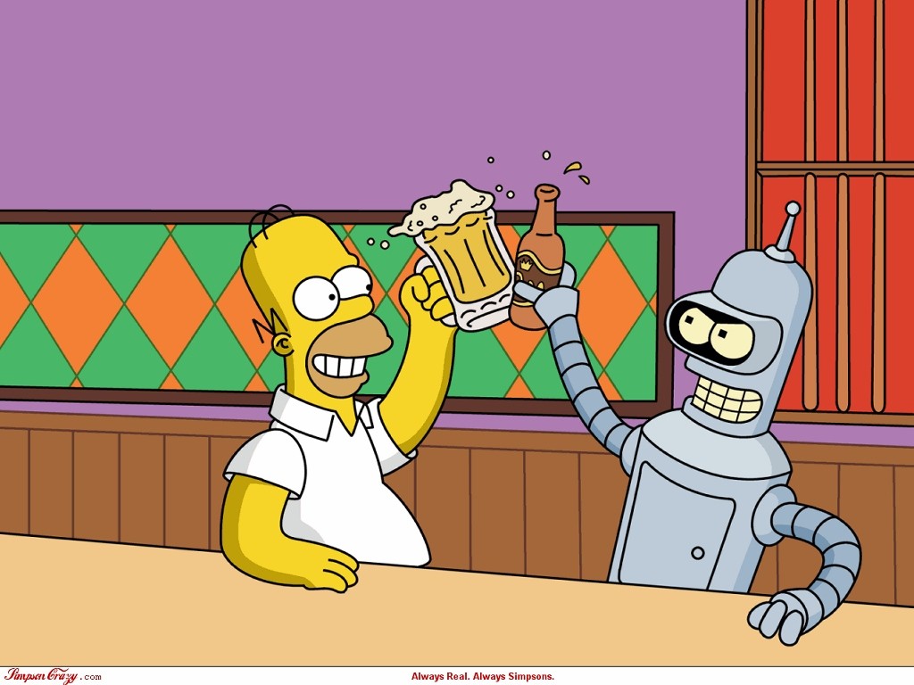 homer and bender