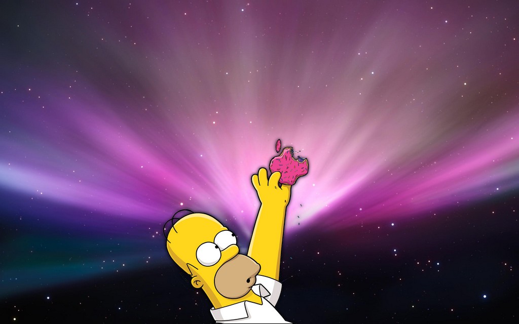 homer simpson apple free full hd cover