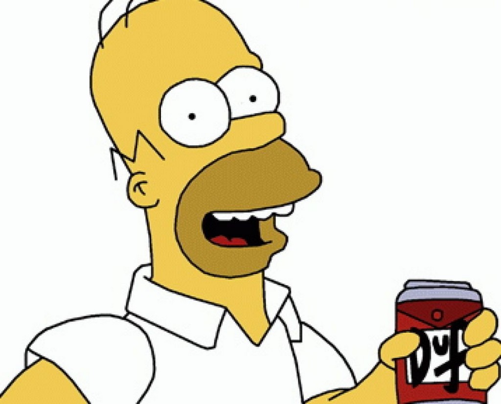 homer simpson duff